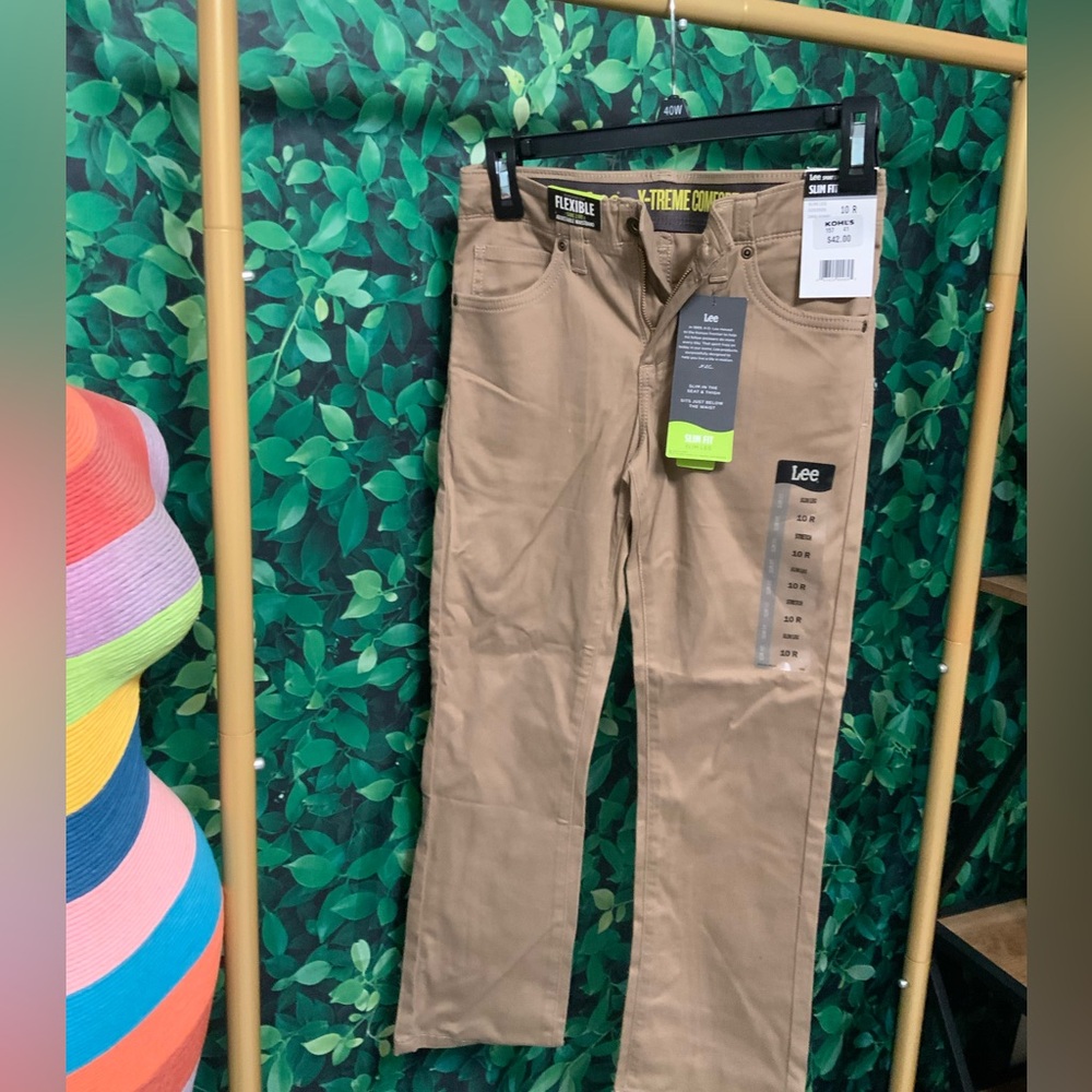 Boys Lee khaki pants